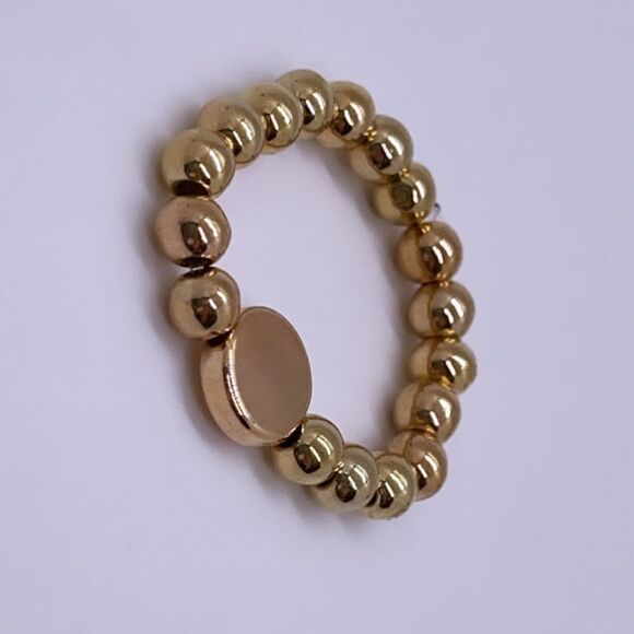 NWT Wool + Pepper Co. Gold Stackable Ring - Picture 5 of 6